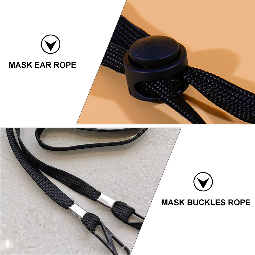 12Pcs Anti-Fall Face Mask Lany - огляд і ціна Mask Lanyard Adjustable